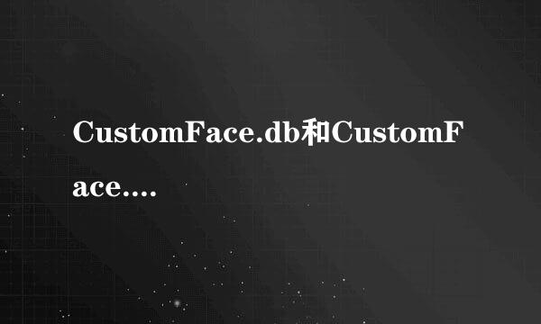 CustomFace.db和CustomFace.dbc 是什么？