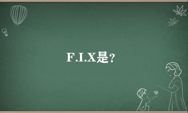 F.I.X是？