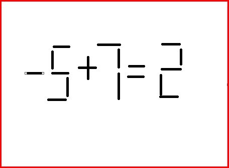 5+7=9移动一根火柴正确答案是什么？