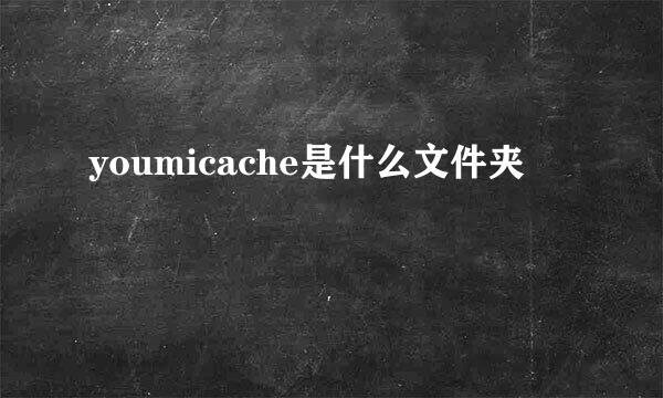 youmicache是什么文件夹