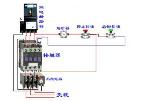 漏保开关接线方法图解