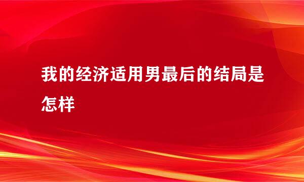 我的经济适用男最后的结局是怎样