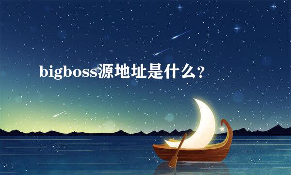 bigboss源地址是什么？