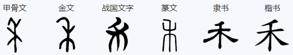 禾字的笔顺怎么写