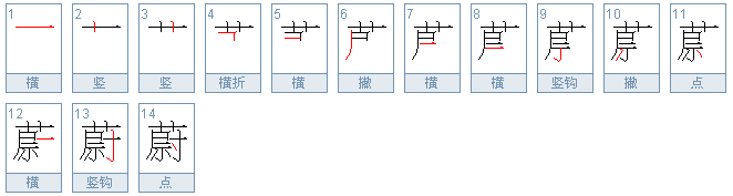 蔚为壮观的蔚什么意思..!!!