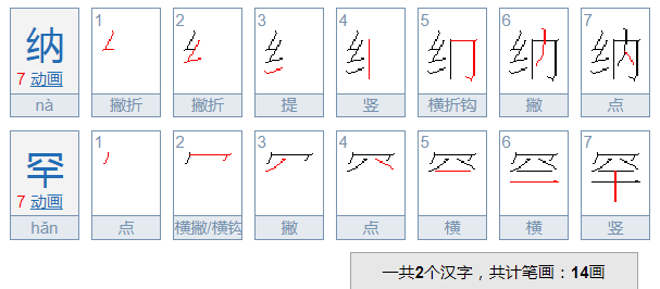 纳罕的拼音