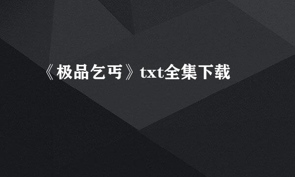 《极品乞丐》txt全集下载