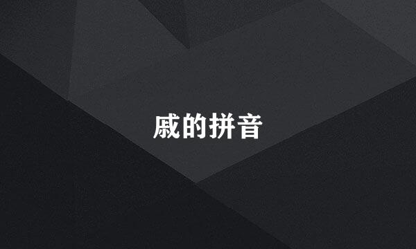 戚的拼音