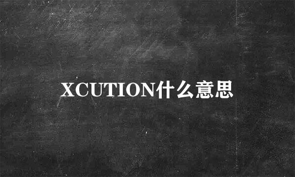 XCUTION什么意思