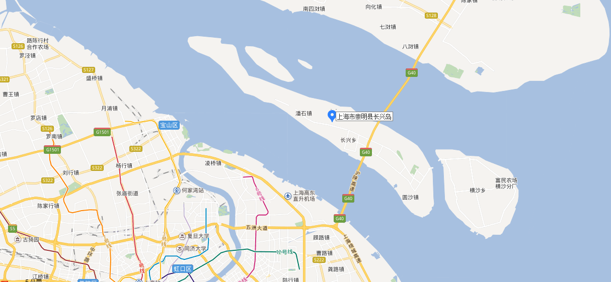 上海长兴岛地图