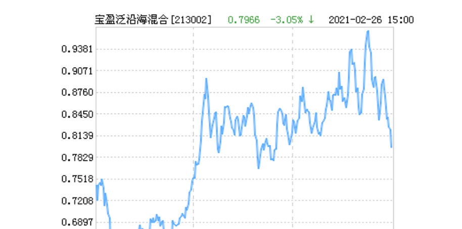 宝盈泛沿海基金净值是多少？