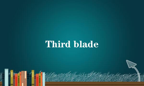 Third blade