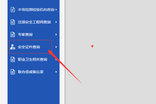 怎么在湖北省安全生产监督管理局网上查电工证，不知道在哪里面