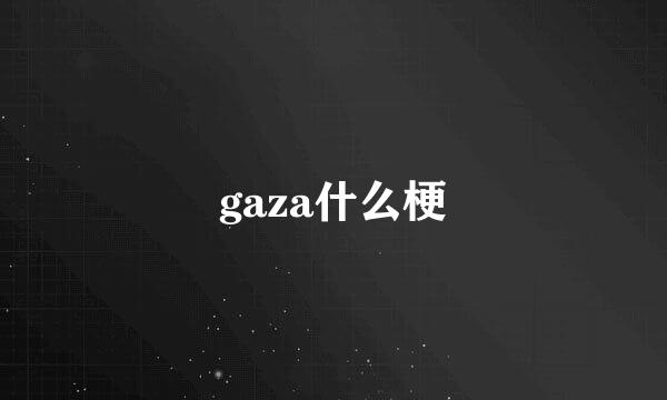 gaza什么梗