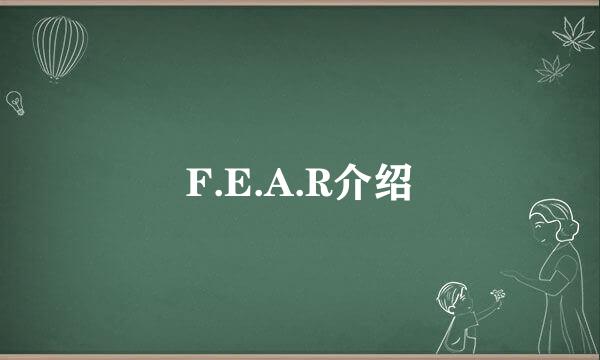 F.E.A.R介绍