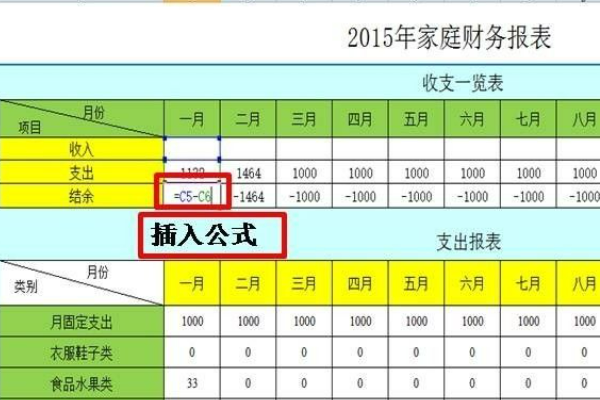 如何利用excel制作个人财务报表？