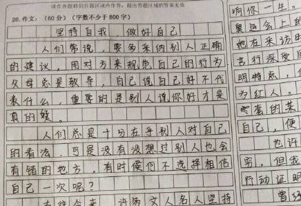 如果背别人的优秀作文，然后中考的时候写，那算抄袭吗