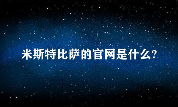 米斯特比萨的官网是什么?