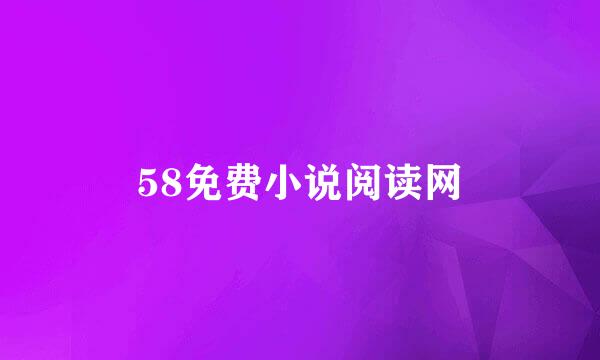 58免费小说阅读网