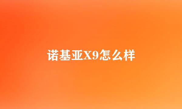 诺基亚X9怎么样