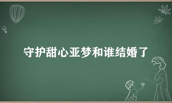 守护甜心亚梦和谁结婚了