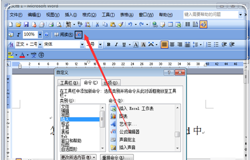 word2003中的公式编辑器在哪里？