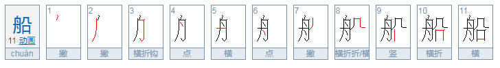 船字的拼音是什么