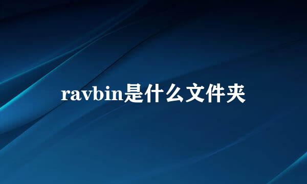 ravbin是什么文件夹