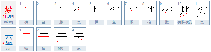 梦云名字的含义是什么