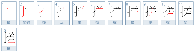 搓组词有哪些词语