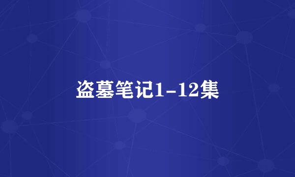 盗墓笔记1-12集