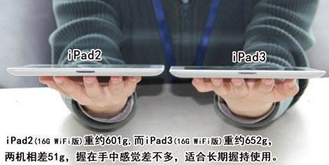 ipad2和ipad3有什么区别？