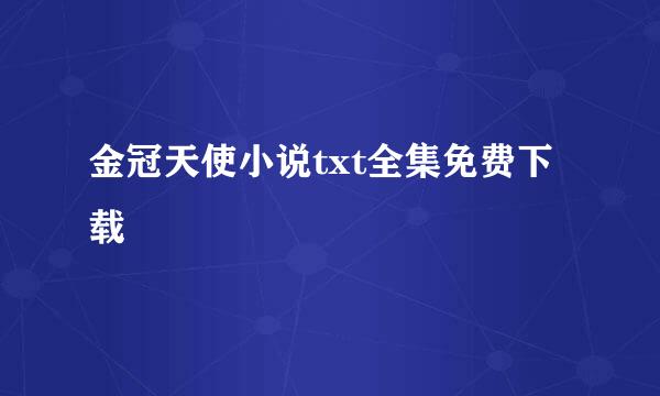 金冠天使小说txt全集免费下载