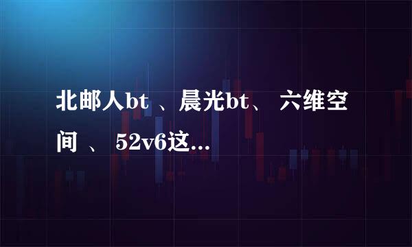 北邮人bt 、晨光bt、 六维空间 、 52v6这几个pt站哪个最好？