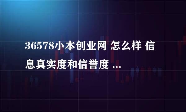 36578小本创业网 怎么样 信息真实度和信誉度 谁加盟过 了解过求解 详细点最好