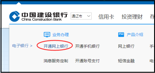 怎样开通网上银行