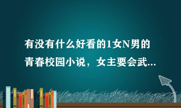 有没有什么好看的1女N男的青春校园小说，女主要会武功，但是只要别人不惹她，她就不会随便打架的！