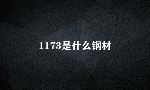 1173是什么钢材