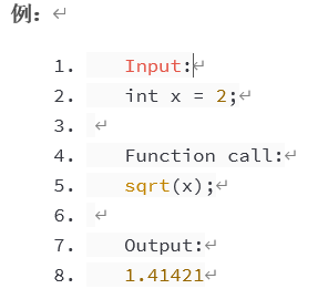 sqrt函数用法