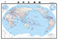 经纬网世界地图全图