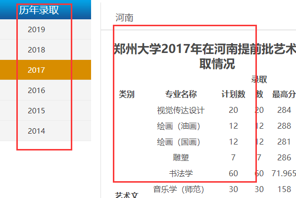 如何查询历年高校各专业录取分数