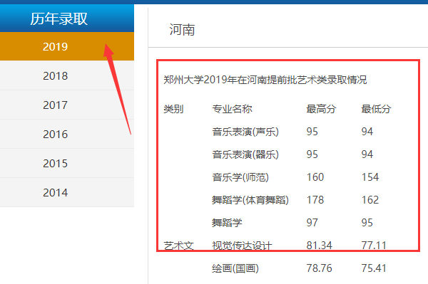 如何查询历年高校各专业录取分数