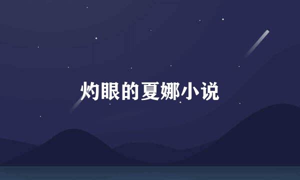 灼眼的夏娜小说