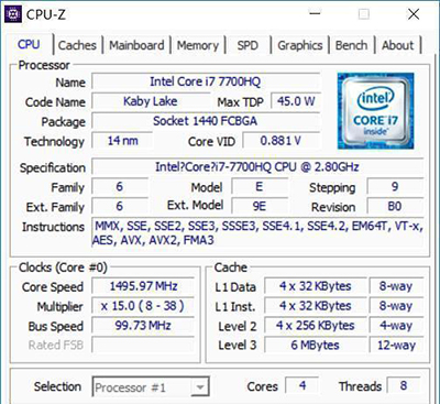 笔记本的i7-7700HQ处理器在i7系列里算什么级别的