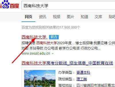 西南科技大学教务处怎么进去啊？