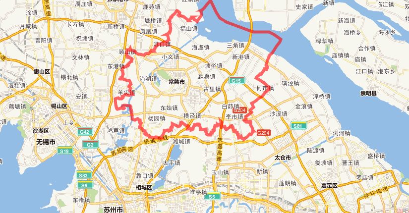 江苏常熟的常熟是属于哪个市 我查不到