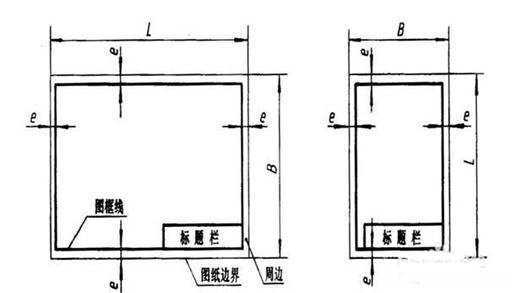 CADA4图纸带标题栏尺寸多少