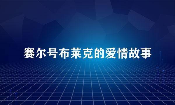 赛尔号布莱克的爱情故事