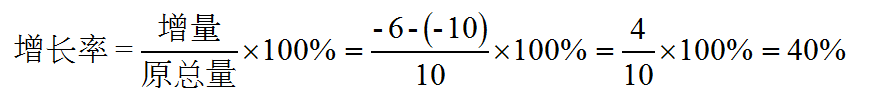 怎么计算增长比例