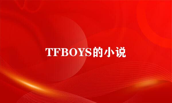 TFBOYS的小说